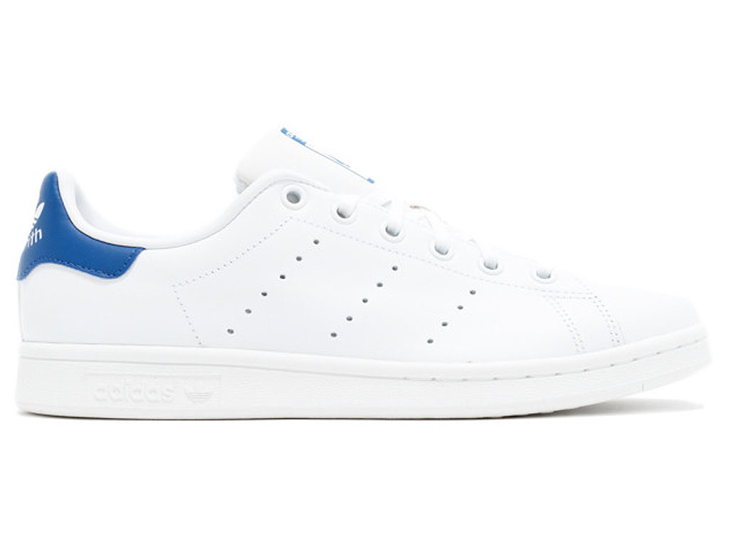 stan smith blanche et bleu homme