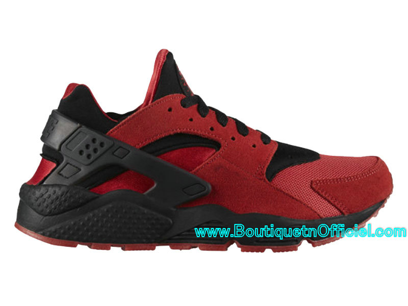 nike air huarache rouge et noir