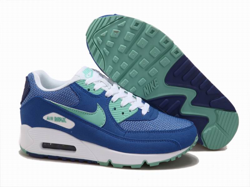 Nike Air Max 90 Shoes For Men Blue 
