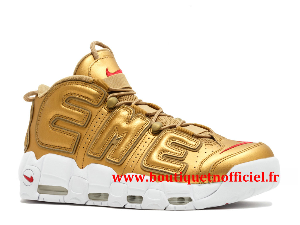 gold nike uptempo