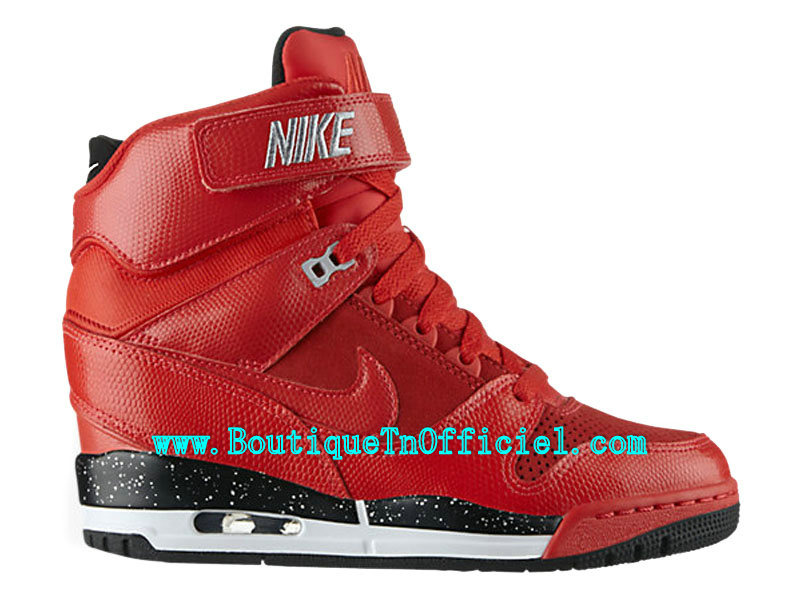 nike chaussures femme rouge