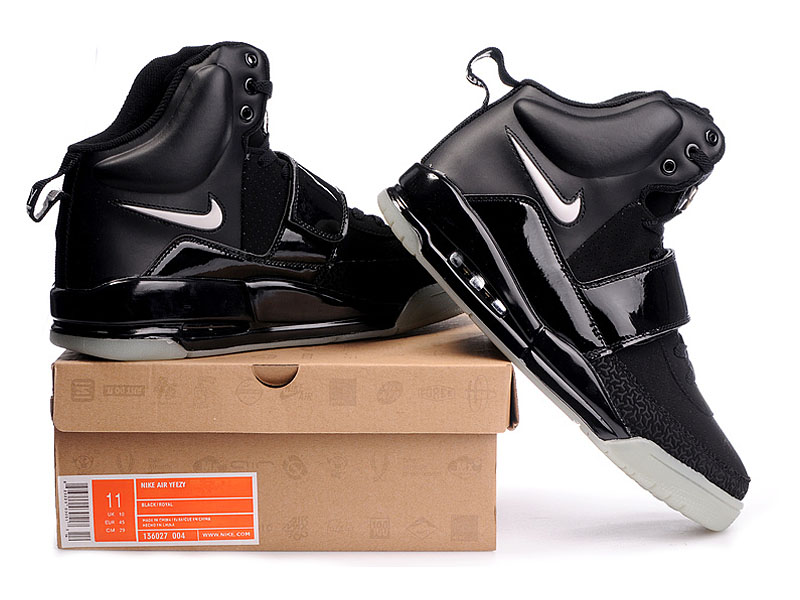 ... Nike Air Yeezy - Kanye West Sz Men Basket-Ball Shoes Black/Green ...