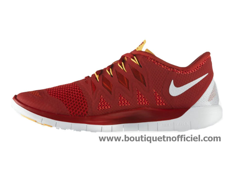 nike free 5.0 flyknit marron