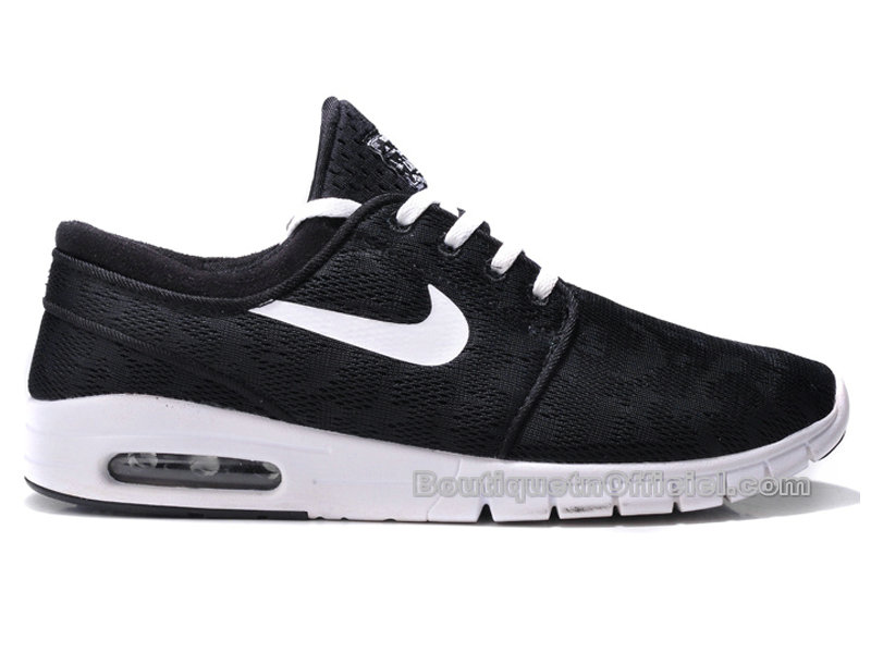 Nike SB Stefan Janoski Max Chaussures Pour Homme Noir/Blanc  631303-010-Officiel Nike Site! Chaussures Tn Distributeur France.