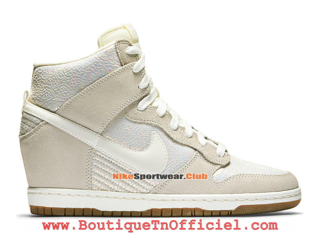 nike dunk sky high femme beige