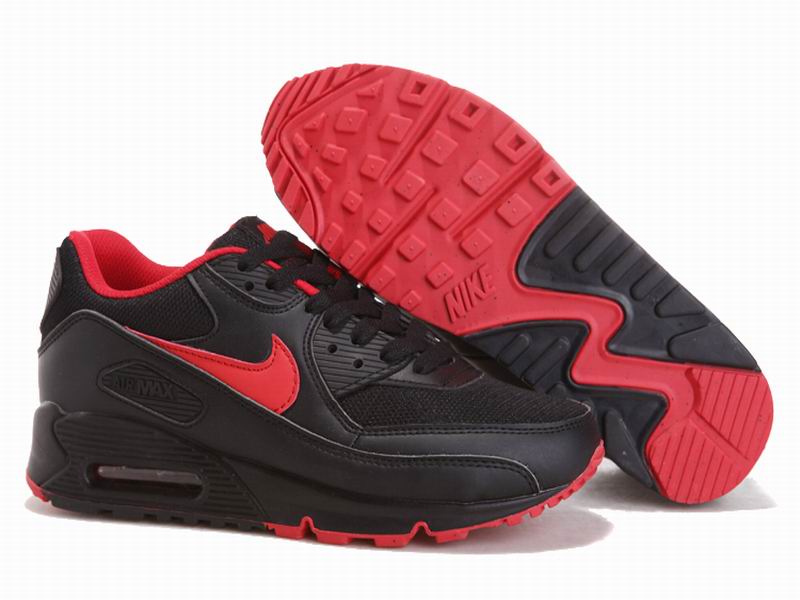 nike air max 90 essential noir rouge